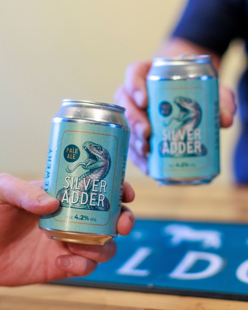 Silver Adder Cans